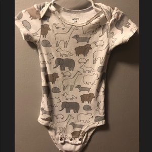 Nursery animal onesie